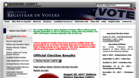 What Voteinfo.net website looked like in 2017 (6 years ago)