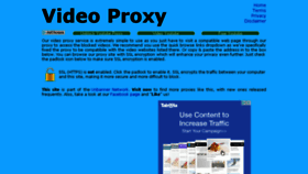 What Vidproxy.com website looked like in 2017 (6 years ago)