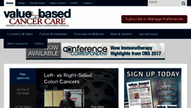 What Valuebasedcancer.com website looked like in 2017 (6 years ago)