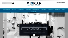 What Viskan.se website looked like in 2017 (6 years ago)