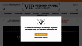 What Vipcig.co.uk website looked like in 2017 (6 years ago)
