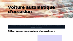 What Voiture-automatique-occasion.fr website looked like in 2017 (6 years ago)