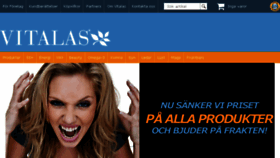 What Vitalas.se website looked like in 2017 (6 years ago)