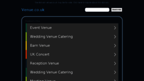 What Venue.co.uk website looked like in 2017 (6 years ago)