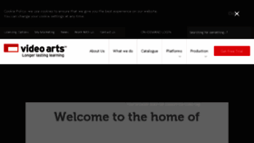 What Videoarts.com website looked like in 2017 (6 years ago)