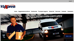 What Viaxpress.es website looked like in 2017 (6 years ago)