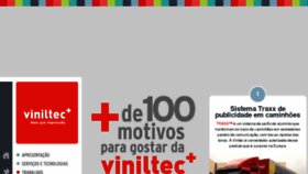 What Viniltec.com.br website looked like in 2017 (8 years ago)