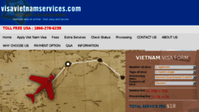 What Visavietnamservices.com website looked like in 2017 (6 years ago)