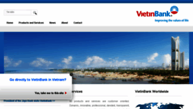What Vietinbank.com website looked like in 2017 (6 years ago)
