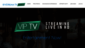 What Vstreamtv.com website looked like in 2017 (6 years ago)