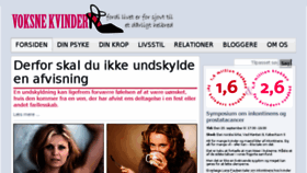 What Voksnekvinder.dk website looked like in 2017 (6 years ago)