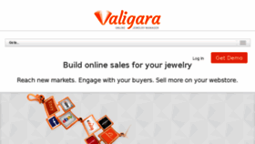 What Valigara.com website looked like in 2017 (6 years ago)