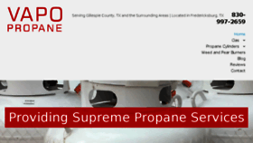 What Vapo-propane.com website looked like in 2017 (8 years ago)