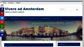 What Vivereamsterdam.com website looked like in 2017 (6 years ago)