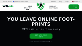 What Vpn.asia website looked like in 2017 (6 years ago)
