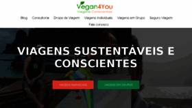 What Vegan4you.com.br website looked like in 2017 (6 years ago)