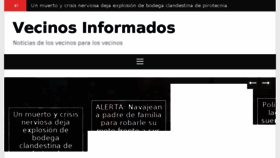 What Vecinosinformados.com website looked like in 2017 (6 years ago)