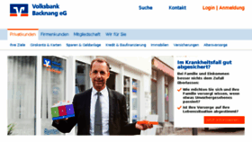 What Volksbank-backnang.de website looked like in 2017 (6 years ago)