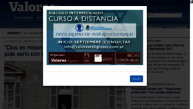 What Valoresreligiosos.com.ar website looked like in 2017 (8 years ago)