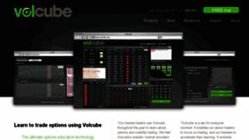 What Volcube.com website looked like in 2017 (6 years ago)