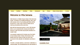 What Villasemana.com website looked like in 2017 (6 years ago)