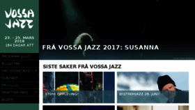 What Vossajazz.no website looked like in 2017 (6 years ago)