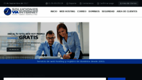 What Viainternet.com.mx website looked like in 2017 (8 years ago)
