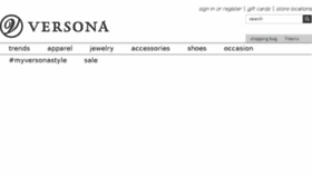 What Versonaaccessories.com website looked like in 2017 (6 years ago)