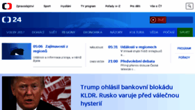 What Volby.ct24.cz website looked like in 2017 (6 years ago)