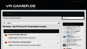 What Vr-gamer.de website looked like in 2017 (8 years ago)