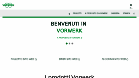 What Vorwerk.it website looked like in 2017 (6 years ago)