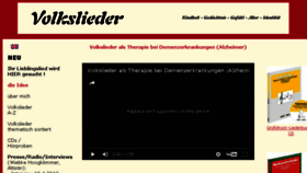 What Volksliedsammlung.de website looked like in 2017 (6 years ago)