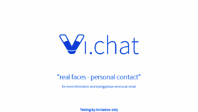 What Vi-chat.com website looked like in 2017 (6 years ago)