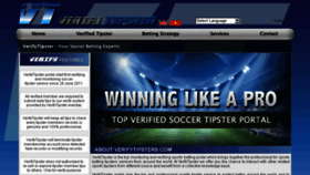 What Verifytipsters.com website looked like in 2017 (6 years ago)