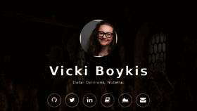 What Vickiboykis.com website looked like in 2017 (6 years ago)