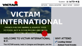 What Victaminternational.com website looked like in 2017 (6 years ago)