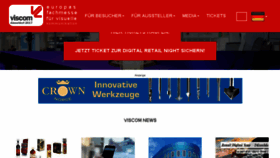 What Viscom-messe.de website looked like in 2017 (6 years ago)