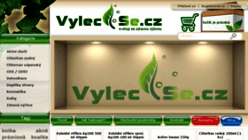 What Vylecse.cz website looked like in 2017 (6 years ago)