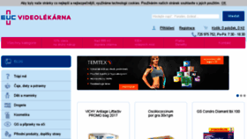 What Videolekarna.cz website looked like in 2017 (6 years ago)