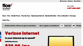 What Verizoninternet.com website looked like in 2017 (6 years ago)