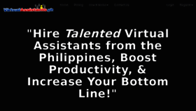 What Virtualassistants.ph website looked like in 2017 (6 years ago)