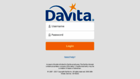 What Villagevitality.davita.com website looked like in 2017 (6 years ago)