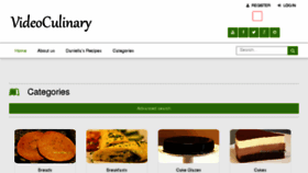 What Videoculinary.com website looked like in 2017 (6 years ago)