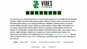 What Vibesfitness.com.au website looked like in 2017 (6 years ago)