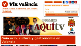 What Viuvalencia.com website looked like in 2017 (6 years ago)