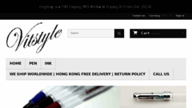What Vitstyle.com website looked like in 2017 (7 years ago)