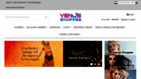 What Venusshoppee.com website looked like in 2017 (6 years ago)
