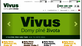 What Vivus.cz website looked like in 2017 (6 years ago)