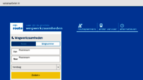 What Vananaarbeter.nl website looked like in 2017 (6 years ago)