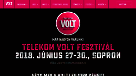What Volt.hu website looked like in 2017 (6 years ago)